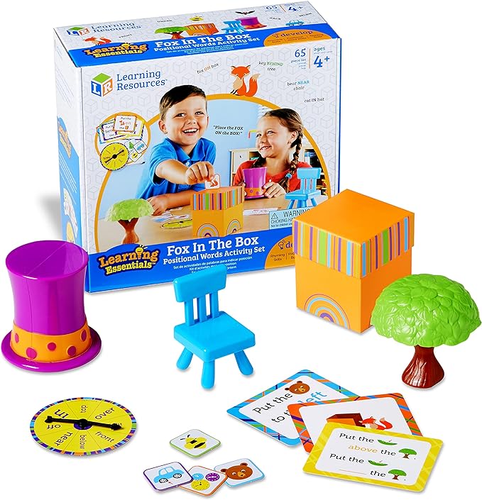 Fox In The Box Position Word Activity Set